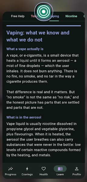 Quit Tracker screenshot